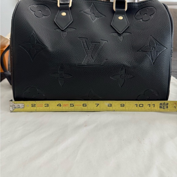 Black Embossed Leather Bag - Picture 7 of 9